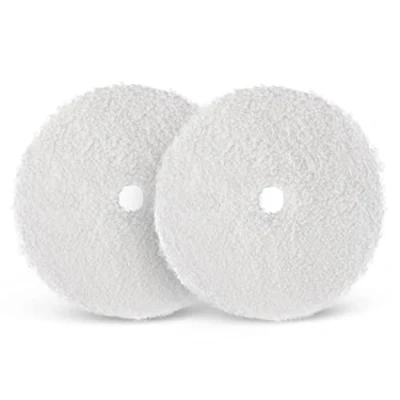 Obrázek SPTA lešticí polštářek z mikrovlákna, 2dílná 150mm houbička na leštění vlny podložky mikrovlákna sada Applicator Pad, nanášecí houba pro leštičku brusku RPFS6X2