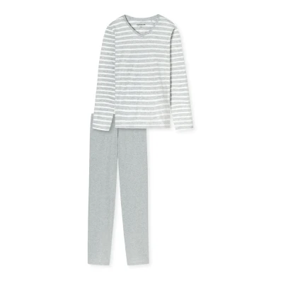 Obrázek Schiesser LANG Casual Essentials SET Pyžamová sada, Ženy, Velikost: 36, Silbergrau mel