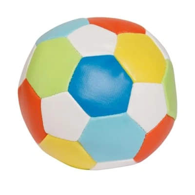 Obrázek alldoro 60303 Softball Ø 10 cm, Fußball in bunt, Softfußball aus Schaumstoff, weicher Schaumstoffball, Kinderball für Drinnen und Draußen, Spielball Kinder Babys ab 0 Monaten
