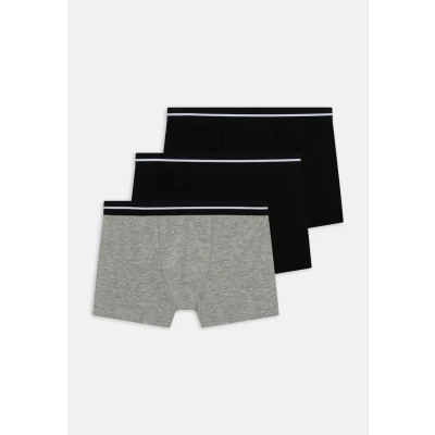 Obrázek Name it Nkmboxer 3 PACK Boxerky pro děti, Velikost: 158/164, Black/grey melange