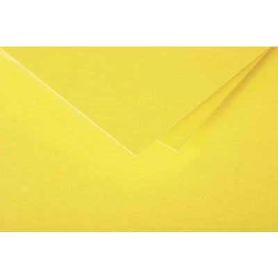 Obrázek Clairefontaine 5566C balení s 20 obálkami pylu, formát C6, 114 x 162 mm, 120 g, ideální pro korespondenci a pozvánky, sluneční žlutá, 1
