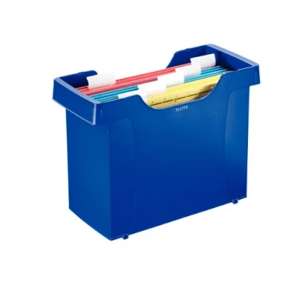 Obrázek Leitz mini akt, závěsný box A4, ideální pro přepravu, modrá, série Plus, 19930035