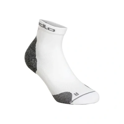 Obrázek ODLO Socks Quarter Ceramicool RUN Unisex Sportovní ponožky, Velikost: 42 44, White