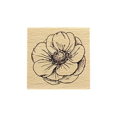 Obrázek Florilèges Design Blume Skizzierte Stempel, Holz, 7 x 2,5 cm