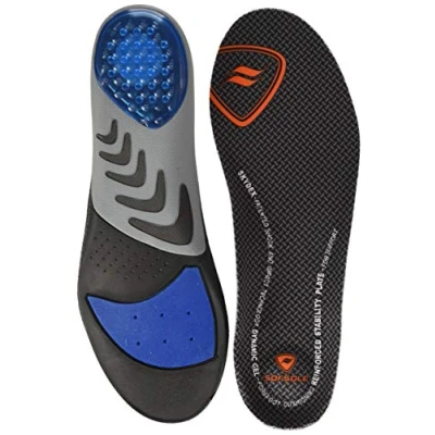 Obrázek Sof Sole Airr Orthopädische Einlegesohlen COOLMAX Feuchtigkeitsregulierung, SKYDEX Luftkapseln, Gel Vorderfußpolsterung, verstärkte Nylonplatte für Stabilität &amp; Unterstützung EU Größe 42 44