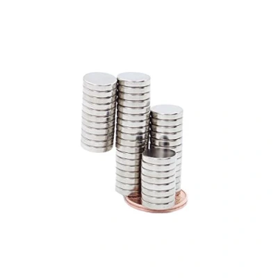 Obrázek Brudazon 20 mini kotoučové magnety 10 x 2 mm N52 nejsilnější stupeň neodymové ultra silné Power magnet pro stavbu modelů, fotografií, bílé tabule, nástěnku, lednici, kutilství, extra silný magnetický kotouč
