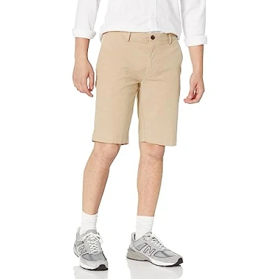 Obrázek Amazon Essentials Herren Leichte Oxford Shorts, Komfortabler Stretch, 28 cm Schrittlänge, Schmale Passform (Früher Goodthreads), Khakibraun, 31W