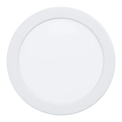 Obrázek EGLO vestavné LED svítidlo Fueva 5, Ø 16,6 cm, bodové světlo stmívatelné z oceli a plastu osvětlovací plocha, v bílé, ploché, malá vestavná hloubka