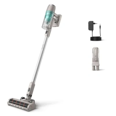 Obrázek Bezdrátový vysavač Philips řady 2000, ruční vysavač, 3stupňový filtrační systém, přesná a LED tryska, doba provozu 40 minut, odnímatelná baterie, technologie PowerCyclone 7 (XC2012/01)