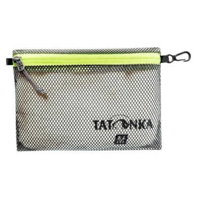 Obrázek Tatonka kapsa na zip Pouch plochá uložení a dokumenty v různých velikostech jako sada průhledná, voděodolná robustní, černá, M (20 x 15 cm)