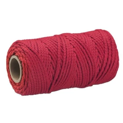 Obrázek Connex Víceúčelové lano 1,7 mm x 100 m, polypropylen, červené, DY2702849
