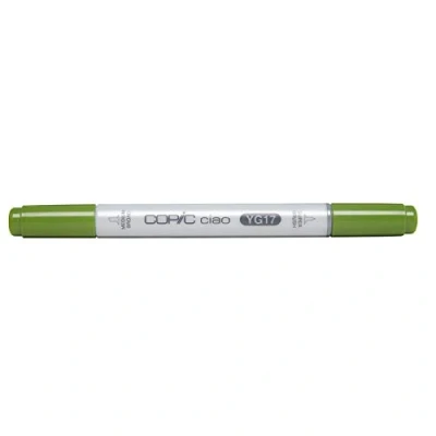 Obrázek COPIC Ciao Marker typ YG 17, Grass Green, univerzální zvýrazňovač rozvržení, na bázi alkoholu, se středně širokou a jednou štětcovou špičkou