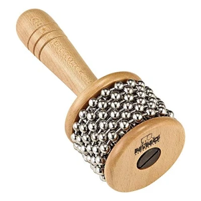 Obrázek Nino Percussion Cabasa Instrument Small malý hudební nástroj pro děti od 4 let březové dřevo, přírodní (NINO701)