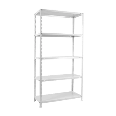 Obrázek SimonRack Schwerlastregal, Lagerregal, 180x90x40 Metallregal, Kellerregal, Biegestelle 75 kg, 5 Fachböden, Weiss Advantage