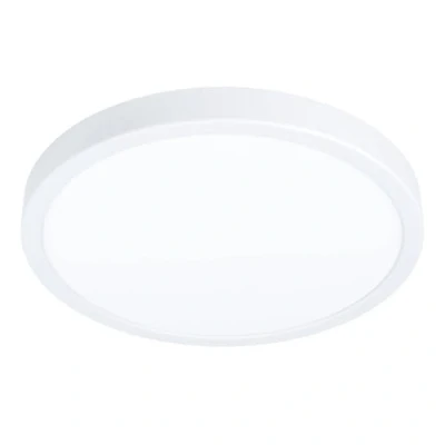 Obrázek EGLO connect.z Smart Home LED koupelnové stropní svítidlo Fueva Z, Ø 28,5 cm, ZigBee, aplikace a hlasové ovládání Alexa, barva světla (teplá bílá studená bílá), stmívatelné, hliníkové vestavné světlo