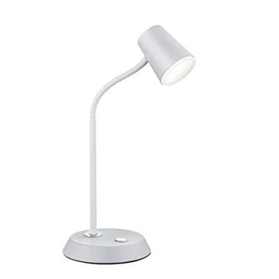 Obrázek Trio Leuchten LED stolní lampa Narcos 573190131, kov nikl bílý / chrom, 1 x 6 W, 23,0 15,0 38,0 cm