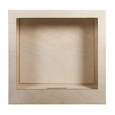 Obrázek Rayher Hobby 62854505 Dřevěná stavebnice 3D rám s motivem, certifikováno FSC, přírodní, 24 x 6,6 cm, 8dílná, pro kutily a pomalování