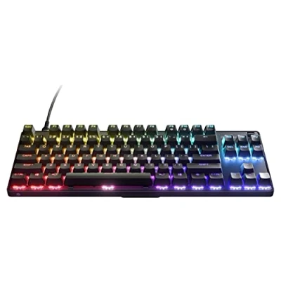 Obrázek SteelSeries Apex 9 TKL mechanická herní klávesnice optické spínače 2bodové ovládání tvarový faktor esportů bez klávesy vhodné Hotswap americké (QWERTY) rozložení