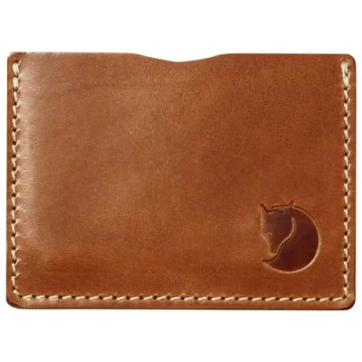 Obrázek Fjällräven Unisex Övik Card Holder pouzdro na karty, hnědá (Leather Cognac), 0,5 x 5,5 9,5 cm (Š V H)
