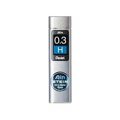 Obrázek Pentel Ain STEIN C273 jemné tuhy, 15 náplní v plechovce, 0,3 mm, stupeň tvrdosti H (1 dóza)