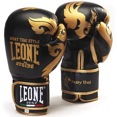 Obrázek LEONE 1947 GN031 Boxhandschuhe, Unisex Erwachsene, schwarz, 12OZ