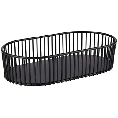 Obrázek APS Košík URBAN 29 x 16 cm, V: 7 oválný kov, černý