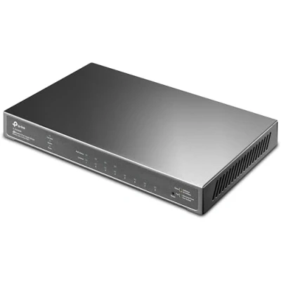 Obrázek TP Link TL SG2008P 8 Port Smart Managed síť LAN Switch se 4 porty PoE+ (62 W, IEEE 802.3af/at, centrální management cloudu, Omada SDN, QoS, IGMP, ) černá, obchodní