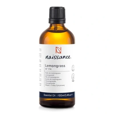 Obrázek Naissance Lemongras Flexuosus éterický olej (č. 174) 100 ml 100% přírodní z citronové trávy pro kosmetiku, aromaterapii, vonná lampa vonný aromatické difuzéry