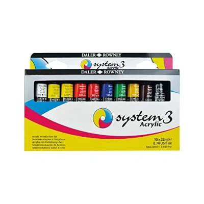 Obrázek Daler akrylová barva 10 tub po 22 ml