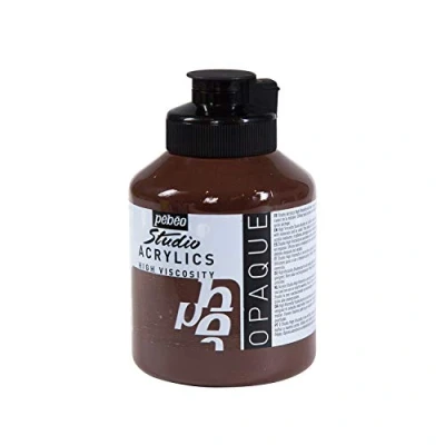 Obrázek Pebeo Studio akrylová barva, 500 ml, pálená ombravě hnědá, 171029, Umber