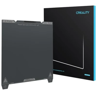 Obrázek Creality Oficiální stavební deska K1C PEI list s čističem trysek 235 x mm hladký povrch flexibilní platforma z pružinové oceli pro Ender 3 V3 SE/KE/Ender 3S1/3S1 Pro/Ender 3V2 Neo/K1 (bez