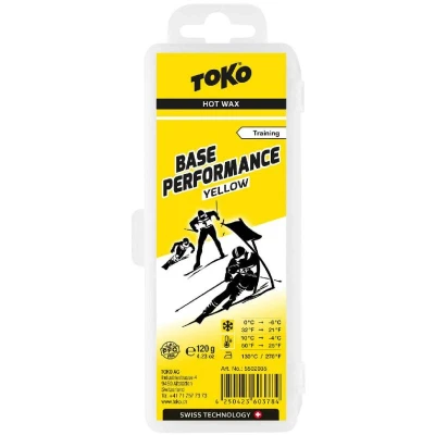 Obrázek TOKO Base Performance Yellow wax 120g Ski and snowboard