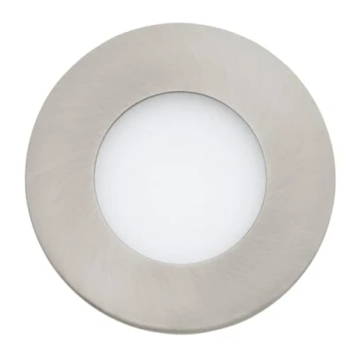 Obrázek EGLO connect 3er Set LED Einbauleuchten Fueva C, Smart Home Einbaulampe, Material: Metallguss, Kunststoff, Farbe: Nickel matt, Ø: 8,5 cm, dimmbar, Weißtöne und Farben einstellbar