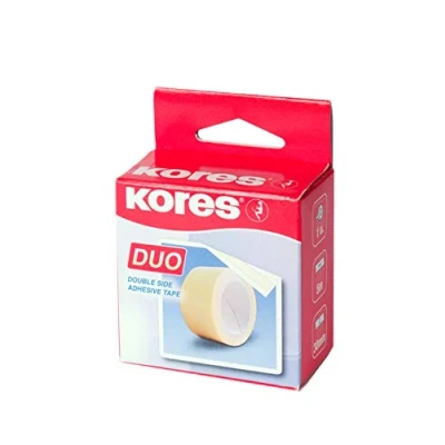 Obrázek Kores Dvojitá lepicí páska Duo Tape, 5 m x 30 mm, bílá