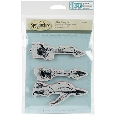 Obrázek Spellbinders dsc 047 Pfeil Set 3D Shading Briefmarken