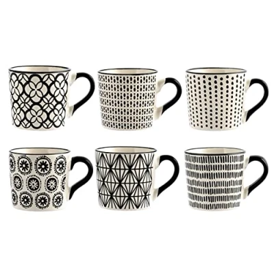 Obrázek H&amp;h set 6 tazze t vhera in stoneware cc 220