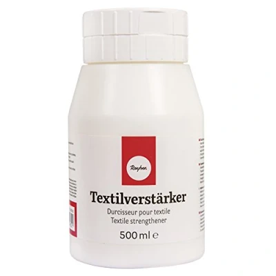Obrázek Rayher Hobby 3450500 Akrylový zvýrazňovač textilu, dóza 500 ml, textilní tužidlo pro vyztužení látek, oblečení, vlny, kůže, papíru atd.