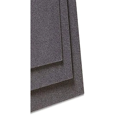 Obrázek Clairefontaine Balení 296009C (s 5 kreslícími archy pastelová mat, 70 x 100 cm, 360 g, ideální pro suché techniky a pastely) antracit