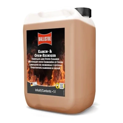 Obrázek BALLISTOL 25405 čistič krbů / kamen 5l kanystr čištění pěny pro krbová skla, okna kamen, trouby