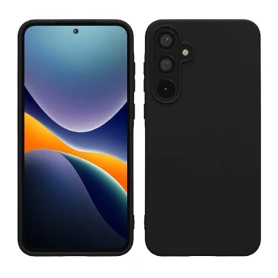 Obrázek kwmobile pouzdro kompatibilní se Samsung Galaxy A55 5G měkké TPU silikonové vhodné pro bezdrátové nabíjení černé