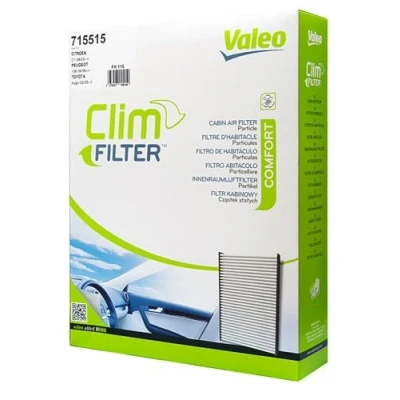 Obrázek VALEO 715515 filtr ESSENTIAL částic (pylový filtr) ochrana před pylem, prachem a bakteriemi