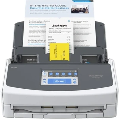 Obrázek iX1600 ScanSnap Scanner (White) A4, A5, A6, B5, B6, vizitka, pohlednice, letter, legální a uživatelsky definované, Duplex, Wi Fi, USB3. 2, (40 stran/80 obrázků/min) s ADF, bílý, 40