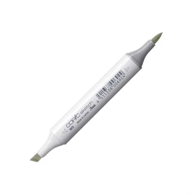 Obrázek COPIC Sketch Marker typ W 0, teple šedý č. profesionální popisovač štětců, se super bush špičkou a středním hrotem
