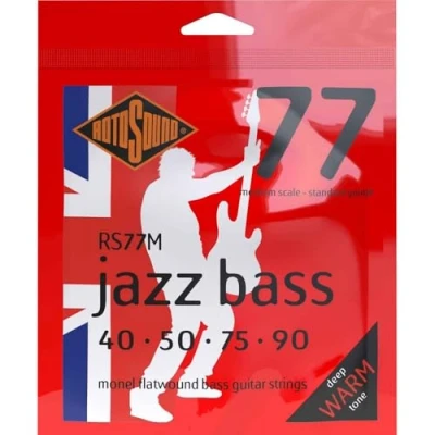 Obrázek Rotosound Monel Basové struny plochý drát středně dlouhý Mensur Medium 40 50 75 90