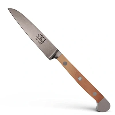 Obrázek GÜDE Solingen kovaný nůž na zeleninu, 9 cm, hruškové dřevo, ALPHA BIRNE, dvojitá zátka, handmade Germany