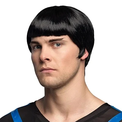 Obrázek Boland 86410 Paruka Space Officer, černá, vesmírná spock, kosmická loď, vědec, účes krátkých vlasů, kostým, karneval, tematická párty