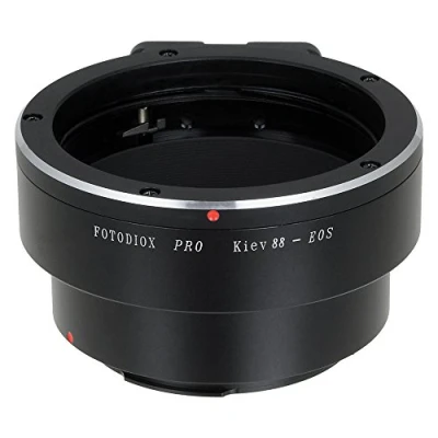 Obrázek Fotodiox Pro Lens Mount Adapter Compatible with Kiev 88 Lenses on Canon EOS EF/EF S kamerami