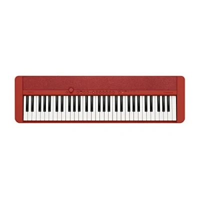 Obrázek Casio CT S1RDC2 klavírní klávesnice, červená, jednotná velikost