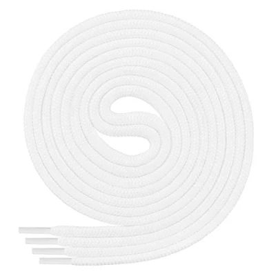Obrázek Di Ficchiano 1 nebo 2 páry tkaniček kulaté 4,5 mm průměr pro pracovní boty trekingové velmi odolné proti roztržení 70 cm 220 délka, polyester I Shoe Laces, bílá