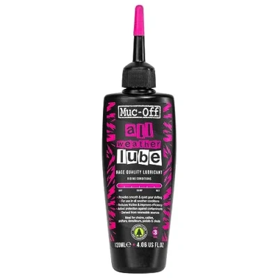 Obrázek Muc Off All Weather Chain Lube Olej na řetěz do každého počasí, 120 ml Biologicky odbouratelné mazací mazivo řetězy, sprej jízdní kolo, pro všechny druhy jízdních kol formulováno